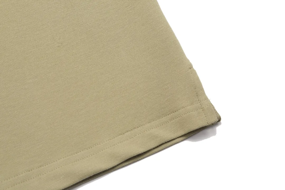🅿️190 RALPH LAUREN 2025 new style classic polo embroidered little bee logo, same style for men and women, casual polo shirt ·Customized pique cotton fabric ·Imported Tajima machine embroidery technology ·Collar label, hangtag, main mark and three labels complete Color: Khaki Size: M-XXXL